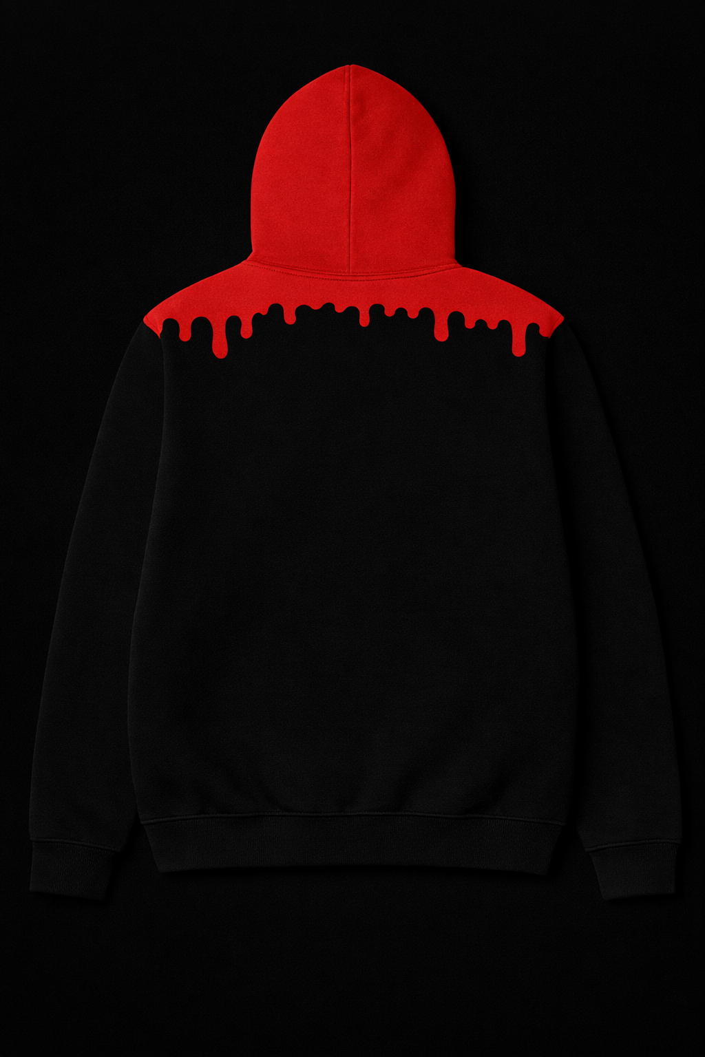 Blood Drip Hoodie – Black / Red