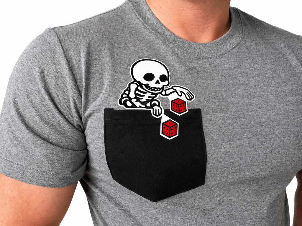 Lucky Bones Pocket T-Shirt