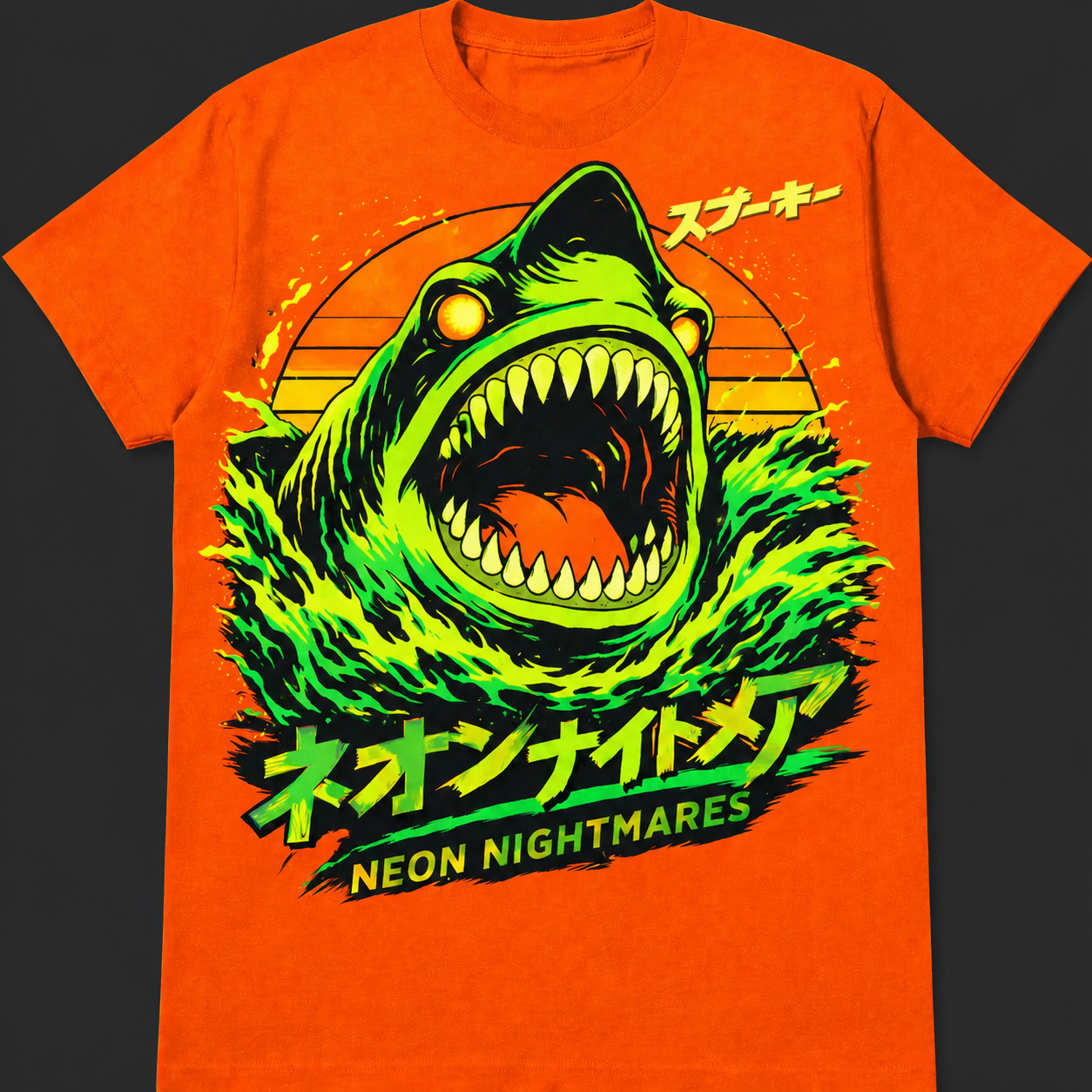 Neon Nightmares - Shark Bite Tee