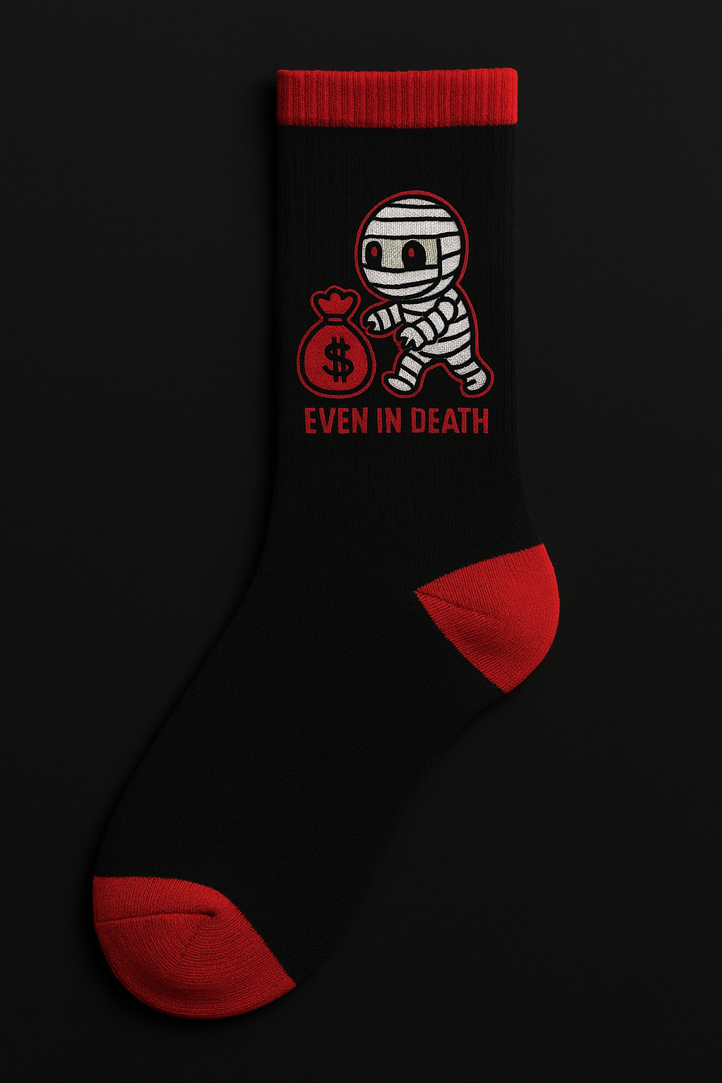 Bag Chaser 2-Pack Socks - 1 Embroidered/ 1 Patterned - One Size Fits Most (Pre-Order Now!)
