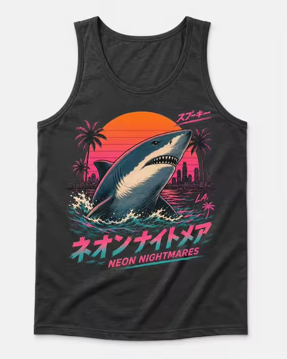 Neon Nightmares L.A. Variant Shark Bite Tank