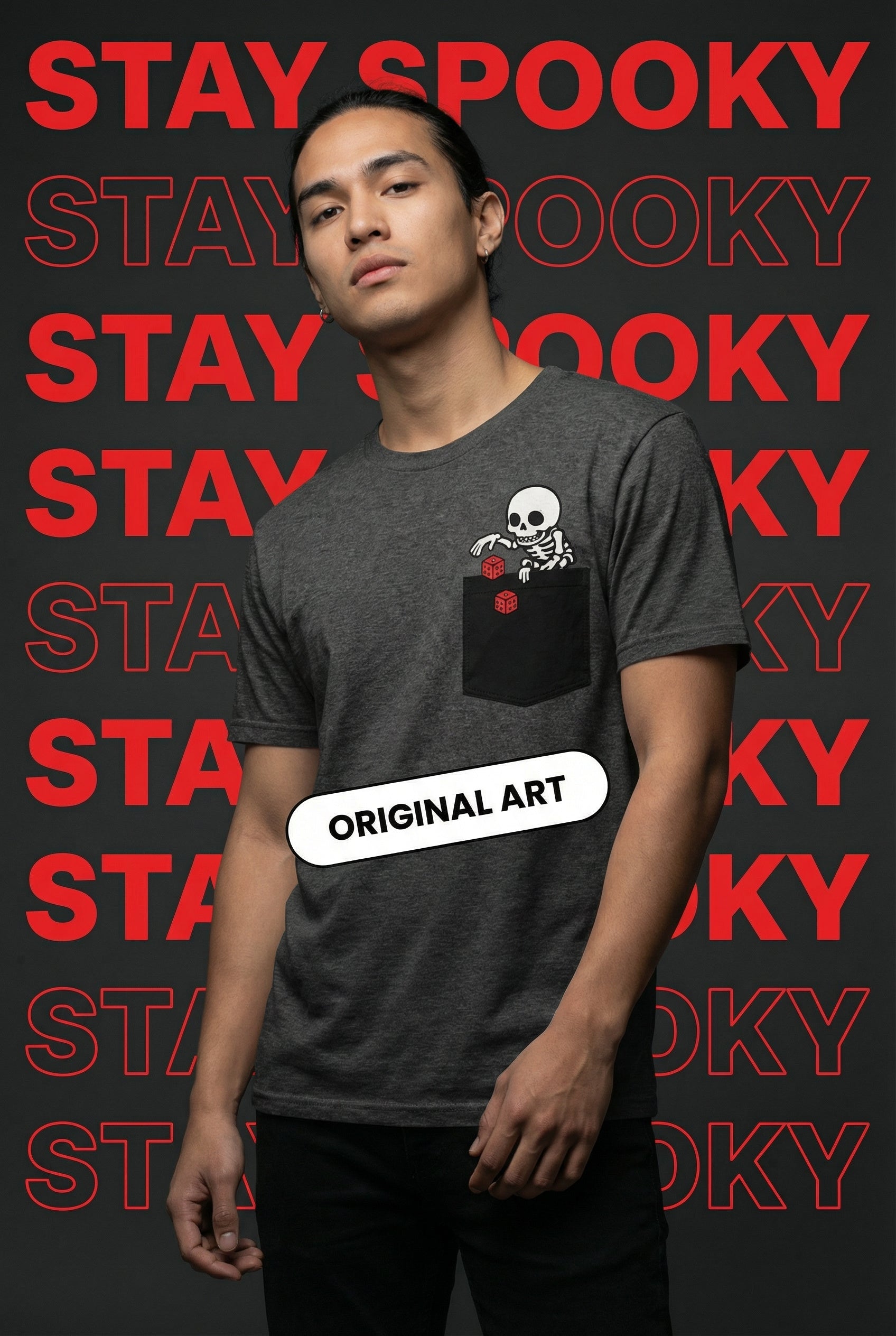 Lucky Bones Pocket T-Shirt